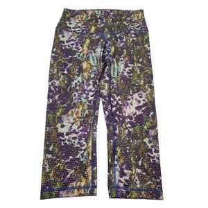 Lululemon Wunder Under Crop II Full On Luxtreme (Roll Down) Floral Sport…